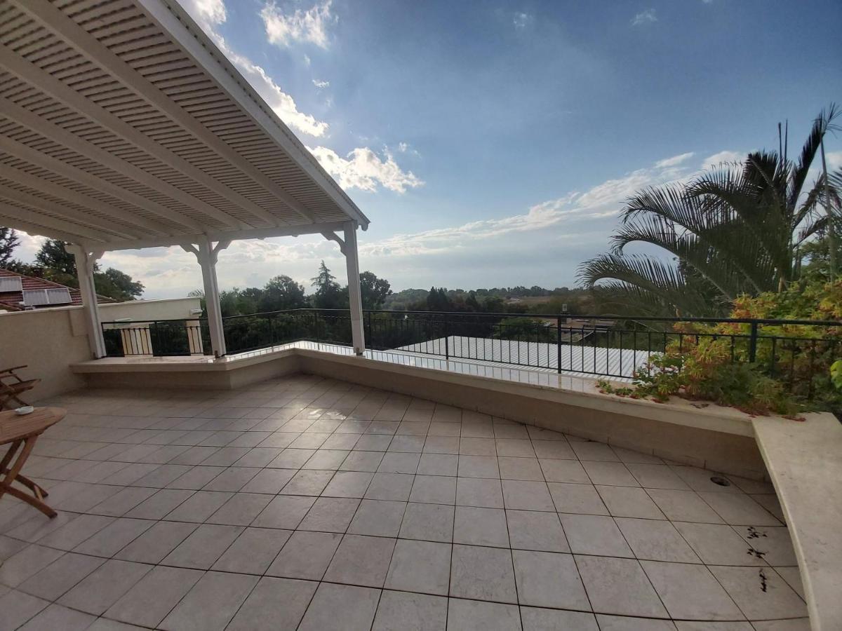 Ferienwohnung למרפסת La Balcona Chorazim Exterior foto