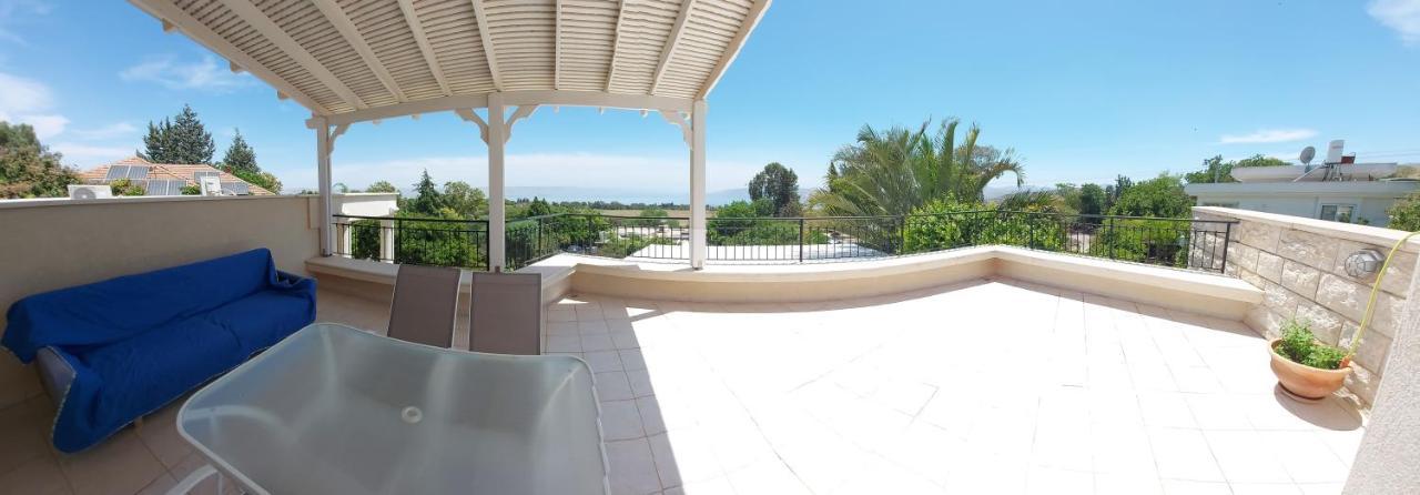 Ferienwohnung למרפסת La Balcona Chorazim Exterior foto
